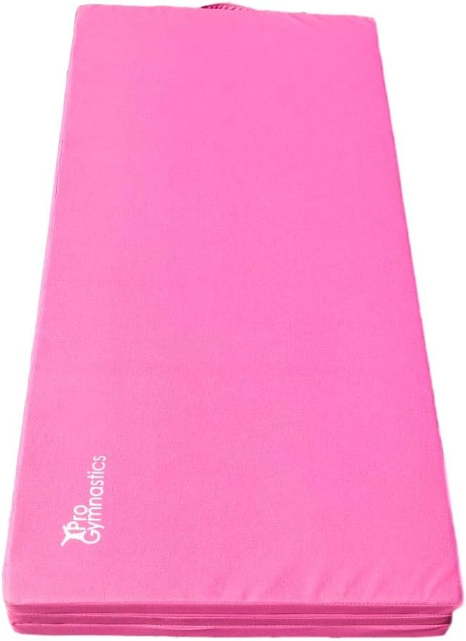 6x4x2 ft Extra Thick Folding Gymnastics Exercise Mat (Pink) C8385