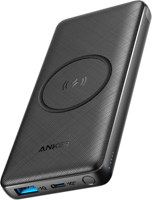 ANKER PowerCore III 10,000 mAh Wireless Portable Charger with Qi-Certified 10W Wireless Charging and 18W USB-C Quick Charge for iPhone 14/14 Plus/14 Pro/14 Pro Max, iPad, AirPods, and More