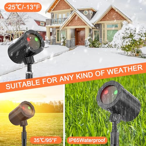 Christmas Projector Lights Outdoor with Remote Control, IP65 Waterproof L131