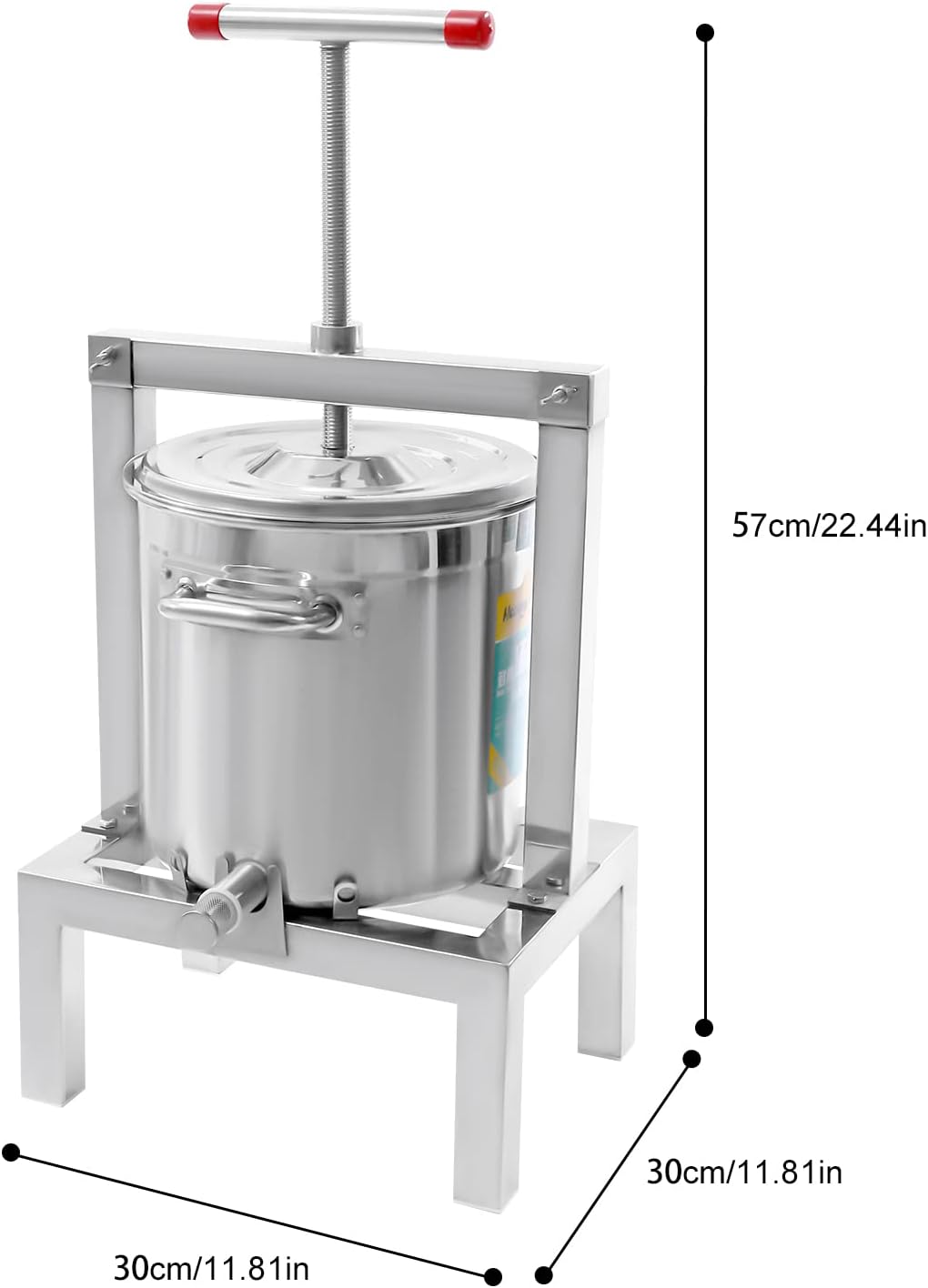 Stainless Steel Fruit Wine Press for Juice Making L37995