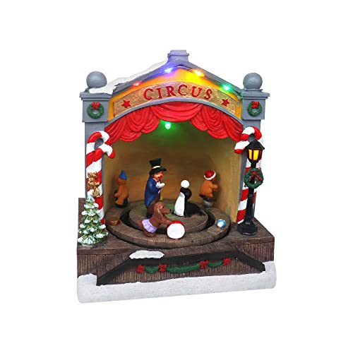Lighted Musical Christmas Village Collectible Houses U181
