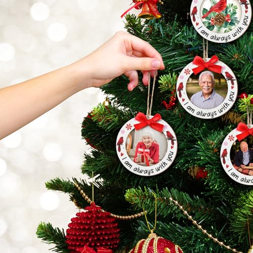24 Pcs Christmas Photo Ornament Frames for Baby First Christmas Tree Keepsake K3591