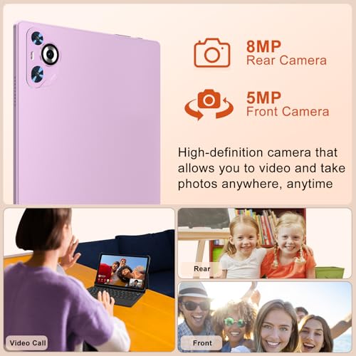 Android 14 Tablet, 10.1 Inch Touchscreen, 22GB RAM, 128GB Storage, 8000mAh Battery Q44120