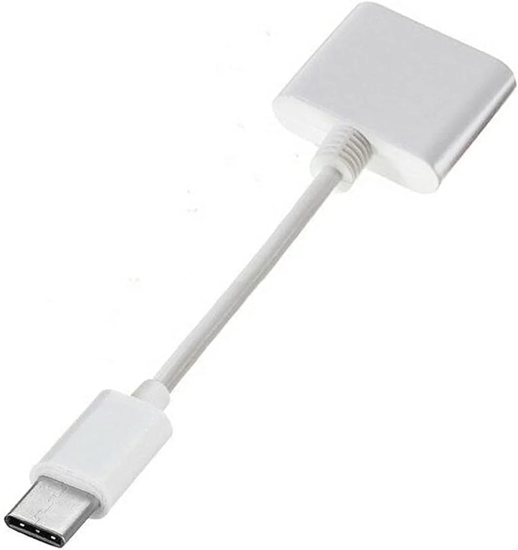 White 30pin Female to USB 3.1 Type-C Sync Data Charging Adapter Cables P378854