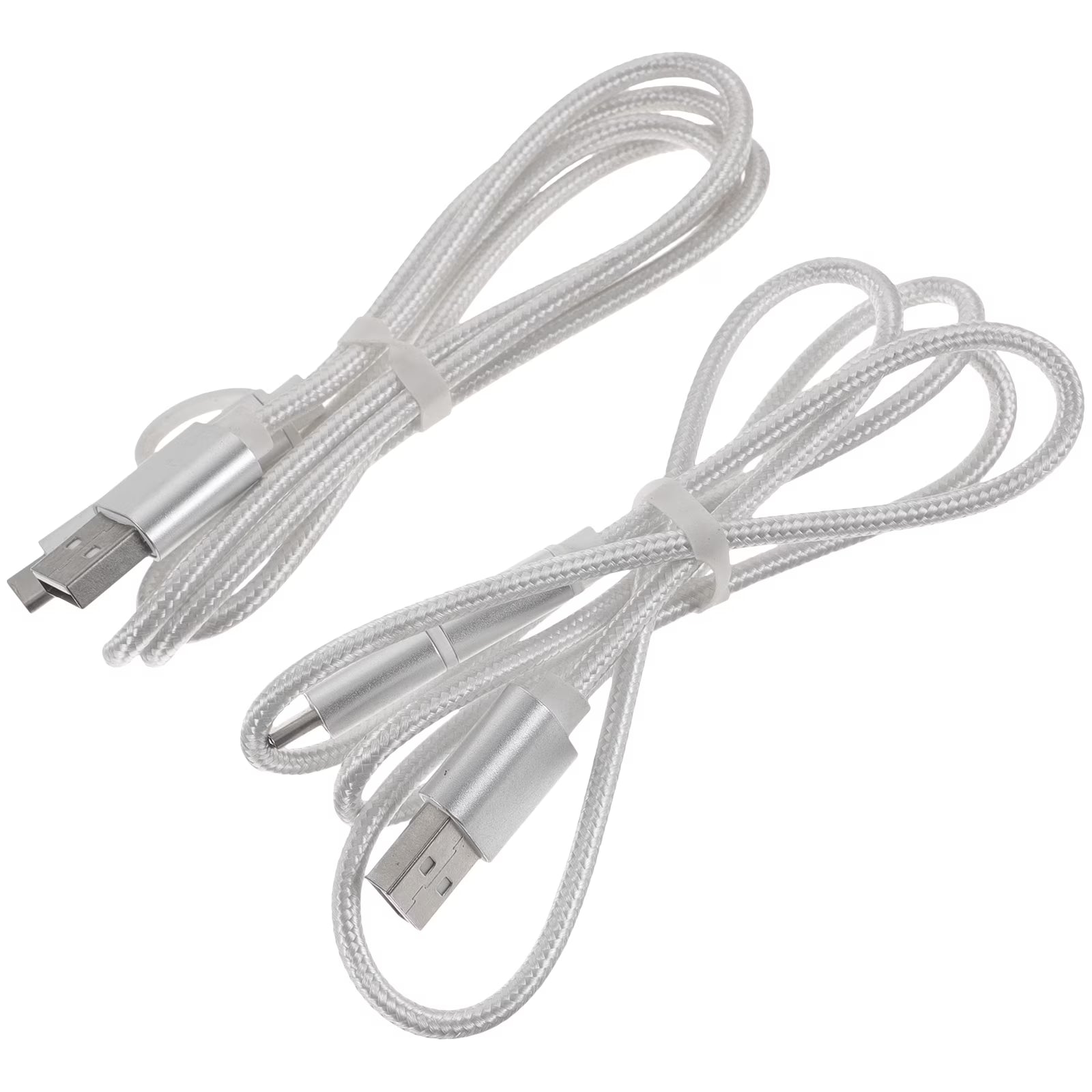 2 Pcs Phone Car Charger Cord Cables Data Line Snug Connection Rapid