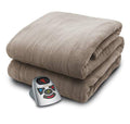 BIDDEFORD BLANKETS Micro Plush Electric Heated Blanket with Digital Controller, King, Grey