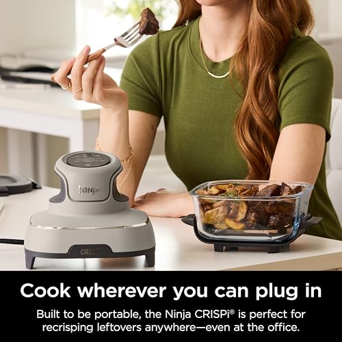 Air Fryer with Glass Containers, 4 QT & 6 Cup, Dishwasher Safe Z1664