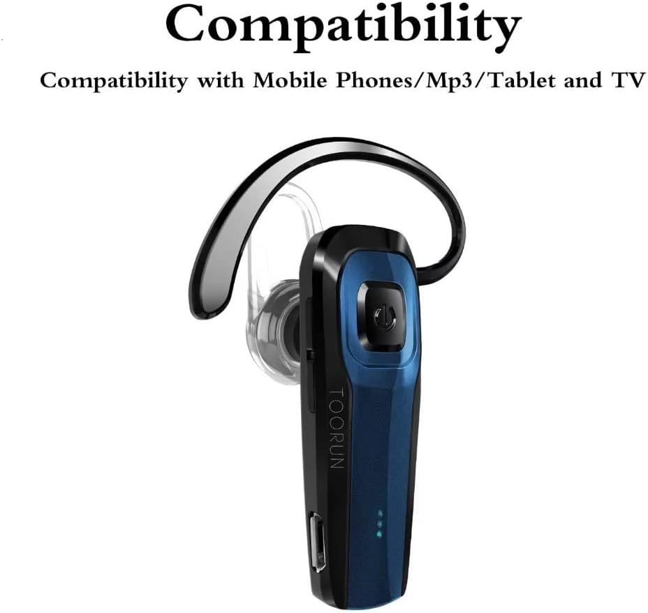 Wireless Bluetooth Earpiece Headset with Noise Reduction and Microphone K1155