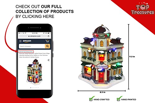 Lighted Musical Christmas Village Collectible Houses U181