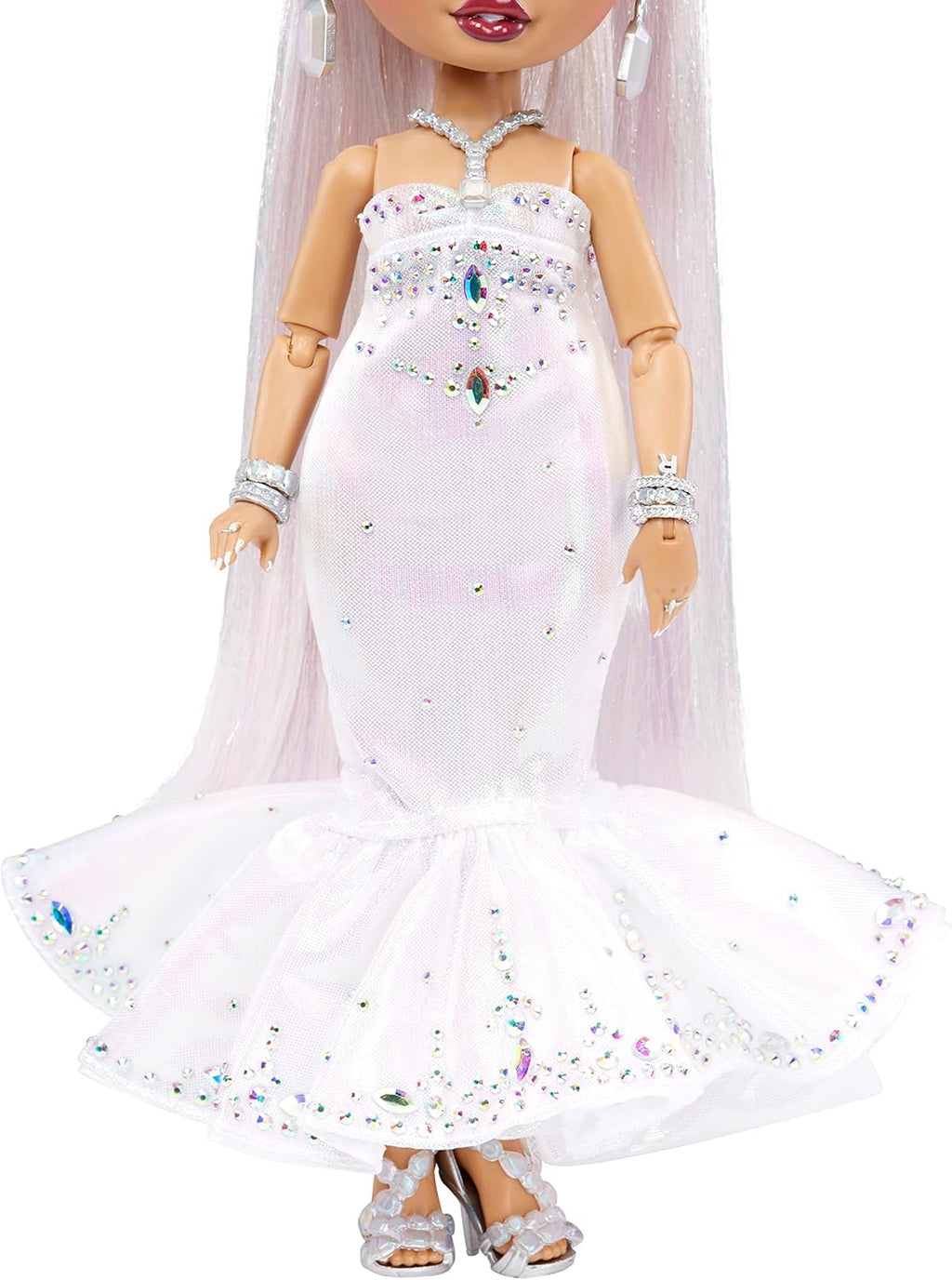 Rainbow High Doll with Multicolor Hair and Iridescent Gown O5195