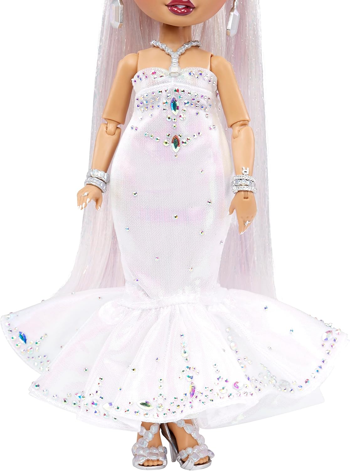 Rainbow High Doll with Multicolor Hair and Iridescent Gown O5195