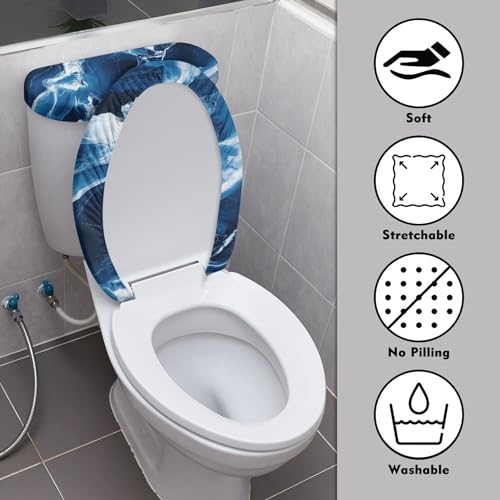 Christmas Toilet Lid and Tank Cover Set for Bathroom Decor K51670