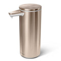 simplehuman 9 oz. Touch-Free Rechargeable Sensor Liquid Soap Pump Dispenser, Brushed Stainless Steel