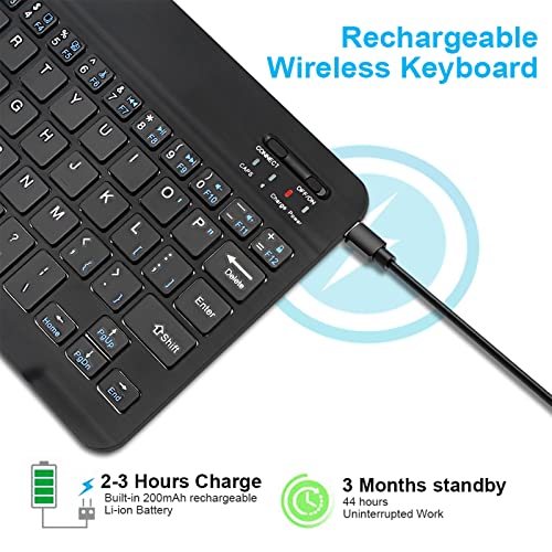 10 Inch Android Tablet with Keyboard Case Mouse Stylus J550018