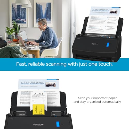 Document Scanner with Auto Document Feeder for Mac or PC, Black L95560