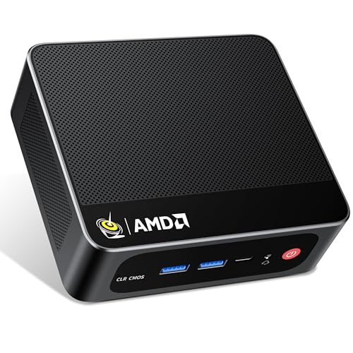 Beelink Mini PC AMD Ryzen 7 5800H Up to 4.4GHz 8C/16T, SER5 16GB RAM 1TB SSD Graphics 8core 2000 MHz, M.2 SSD NVME 2280 Mini Computer WiFi 6/BT5.2/HDMI/DP/USB3.2,Gaming/Office