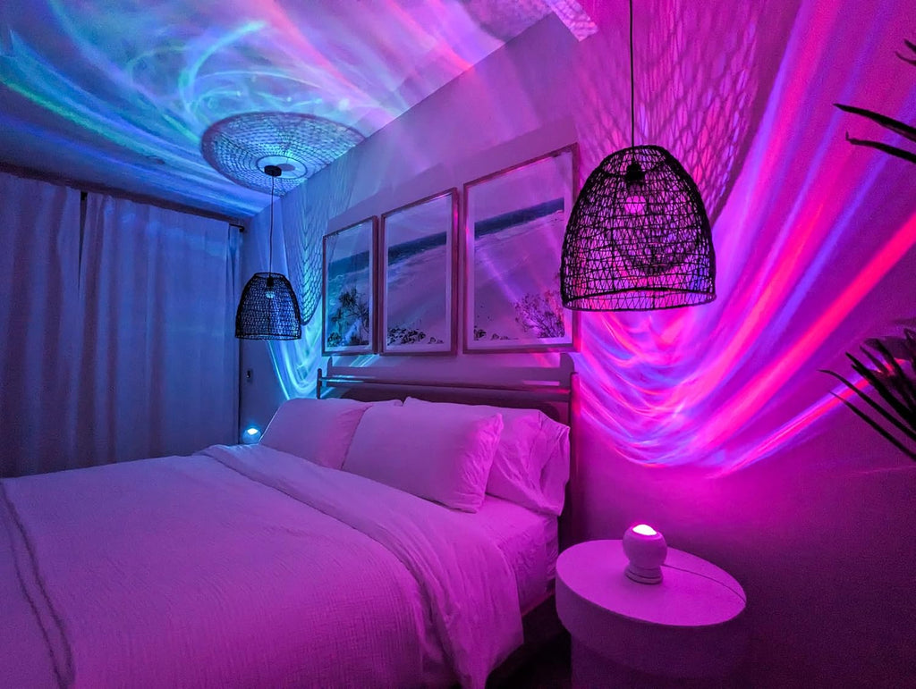 LED Aurora Projector for Bedroom Relaxation and Night Light A286