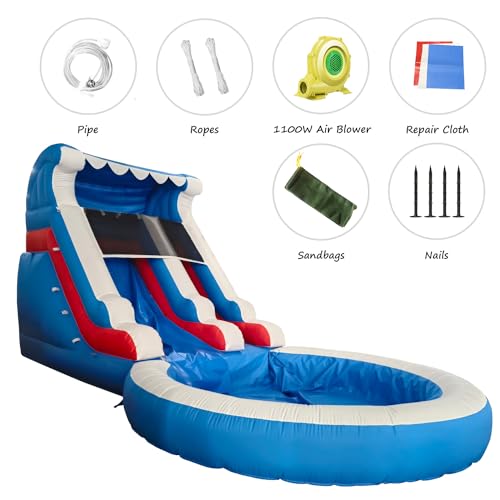 Commercial Inflatable Water Slide with Splash Pool for Kids and Adults B8978