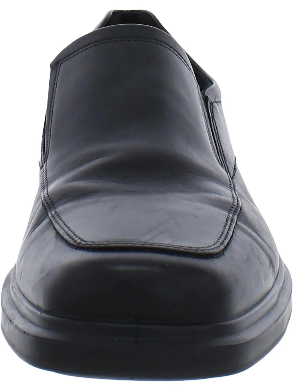 Men's Leather Slip-on Apron Toe Shoes Q7218