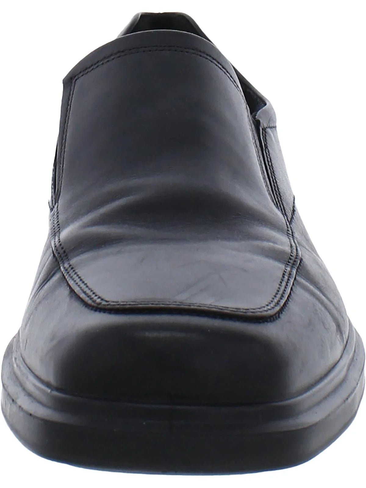 Men's Leather Slip-on Apron Toe Shoes Q7218