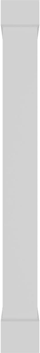 10"W x 9'H Square Non-Tapered Smooth PVC Column Wrap Kit K877