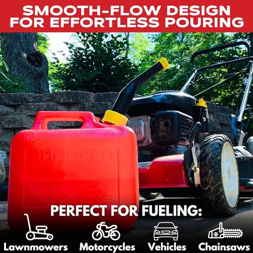 Rigid Spout Replacement and Vent Kit for Water Jugs and Gas Cans U522
