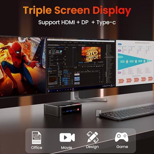 Mini PC AMD Ryzen 7 5800H 16GB RAM 1TB SSD WiFi 6 I755610