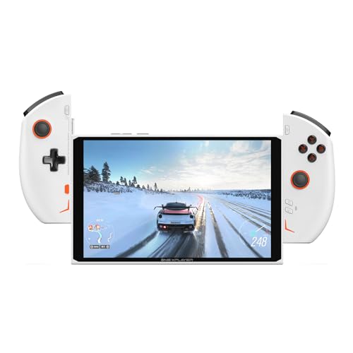 ONE XPLAYER 2 Pro Handheld Console PC with AMD Ryzen 8840U 32GB RAM 1TB SSD, 3-in-1 Gaming Handheld with 2K 8.4" IPS Touchscreen and Detachable Controller, White