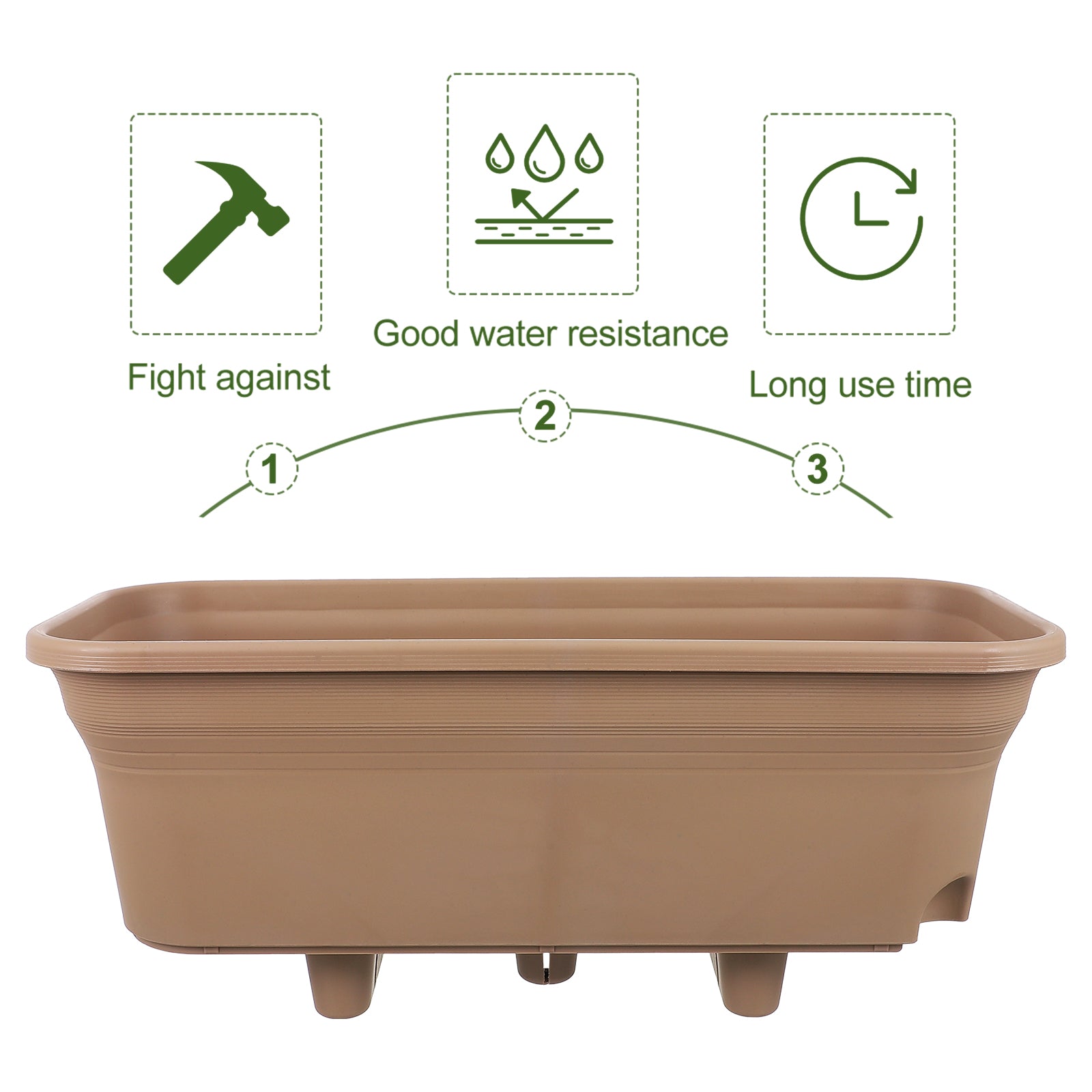 Rectangular Plant Pots Planter Flowerpot Z85807