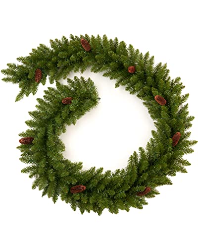 Pre-lit Christmas Garland 9ft with 50 LED Lights B458889