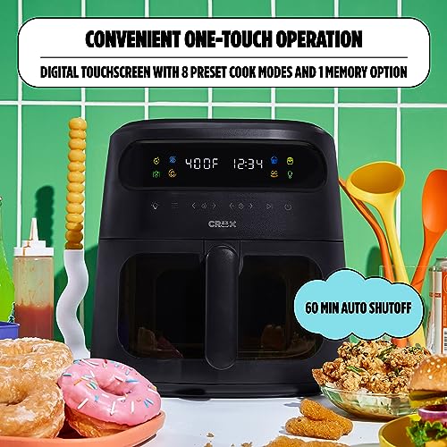 8 QT Digital Air Fryer with Touch Screen, Timer and Auto Shut-off, Lavender L33592