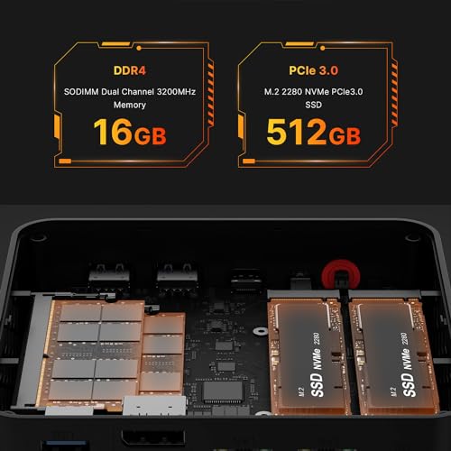 Mini Gaming PC AMD Ryzen 7 32GB RAM 1TB SSD M686966