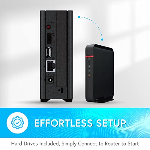 4TB 1-Bay NAS Network Attached Storage with HDD Included A8862