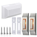 Wired Doorbell Chime Kit with 2 Lighted Metal Push Buttons E740031