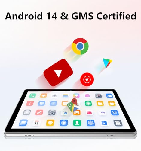 10 Inch Tablet with Keyboard Mouse, 6GB RAM 64GB ROM, IPS Touch Screen O15451