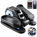 Zakle Under Desk Elliptical Machine, Ellipse Leg Exerciser w/Remote Control & 12 Adjustable Speeds, No Assembly Portable Electric Seated Pedal Exerciser, Quiet Elliptical Training Machine