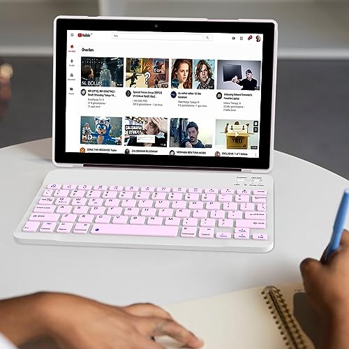 Tablet 10 Inch with Keyboard, Mouse, Case, Stylus, 8GB RAM 64GB ROM N8168
