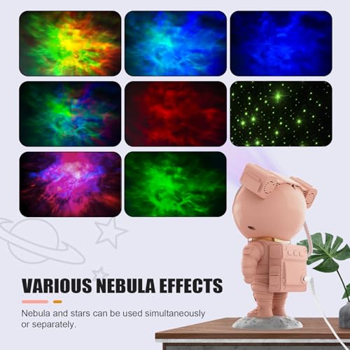 Astronaut Star Projector Night Light with Remote and Timer E396