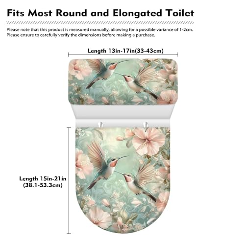Christmas Toilet Lid and Tank Cover Set for Bathroom Decor K51670