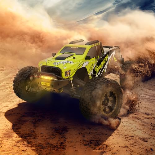 1/10 RTR Brushless RC Car, 50mph Off-Road Monster Truck, 4WD, Green K2965