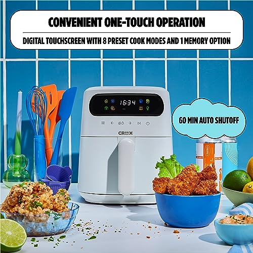 8 QT Digital Air Fryer with Touch Screen, Timer and Auto Shut-off, Lavender L33592