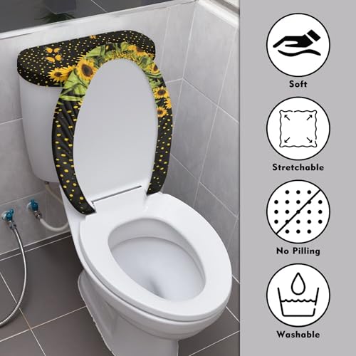 Christmas Toilet Lid and Tank Cover Set for Bathroom Decor K51670