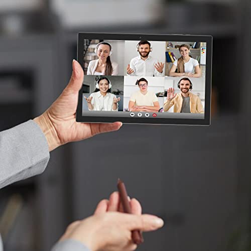 Tablet 10 inch Android 14 with Keyboard Case, Mouse, Stylus, 8GB+64GB, 1280*800 HD Touch Screen, 8MP Dual Camera, Wi-Fi Bluetooth, Blue B613