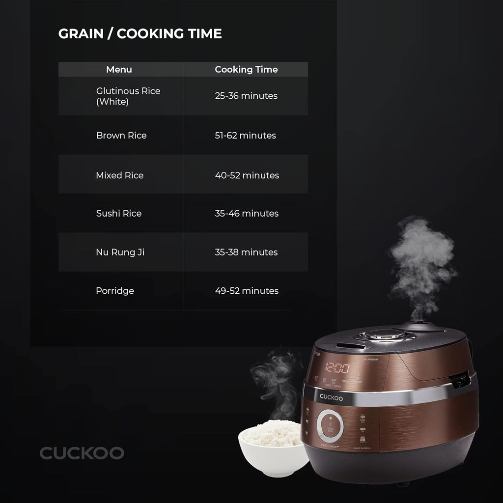 6-Cup Induction Heating Pressure Rice Cooker with 13 Menu Options U4217