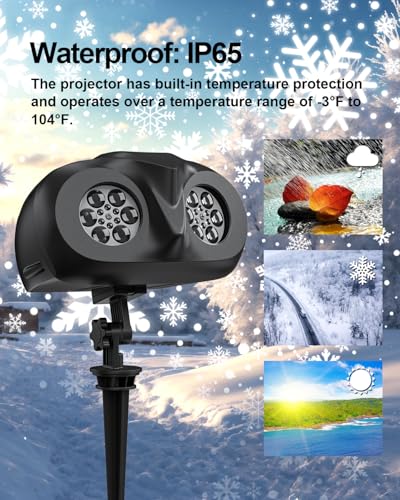 Laser Christmas Projector Lights Outdoor with Remote, Waterproof D5764