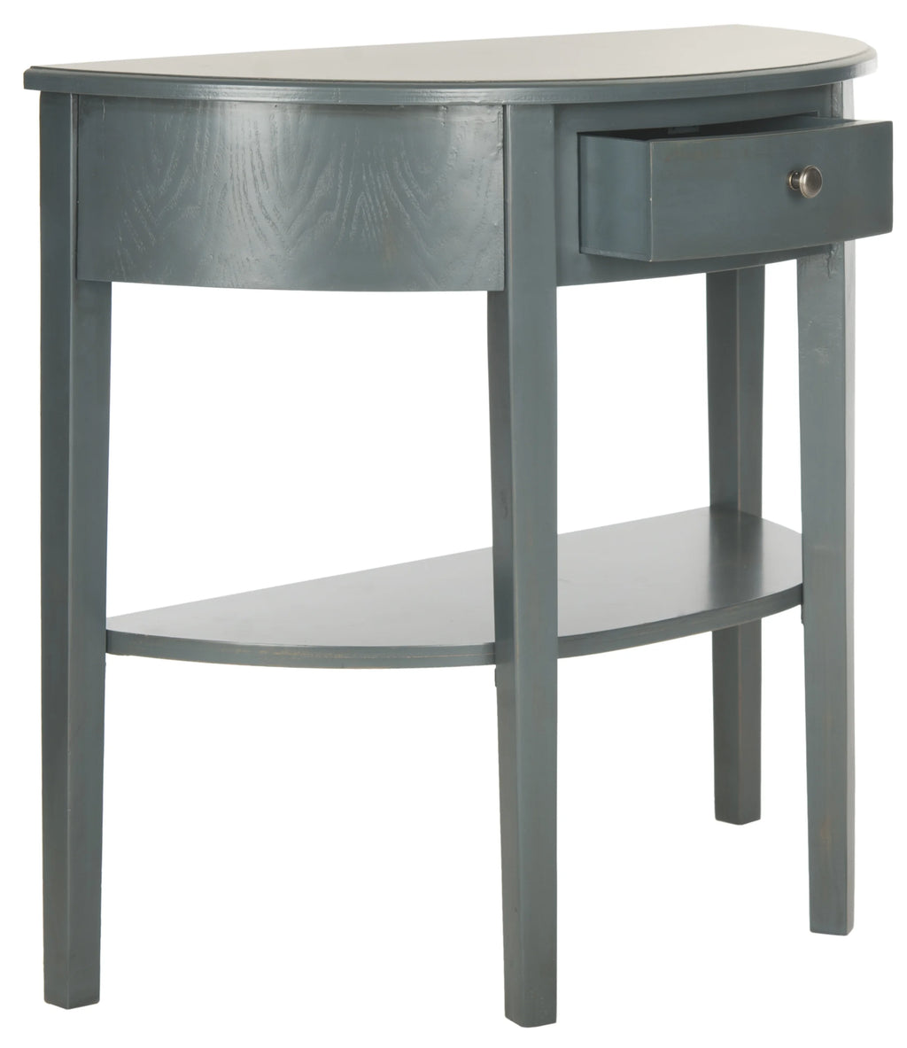 Demilune Console Table with Storage Drawer O80772