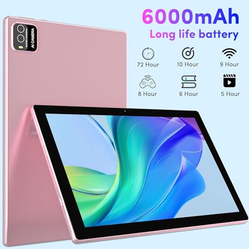 10 Inch Android Tablet with Keyboard Case Mouse Stylus J550018