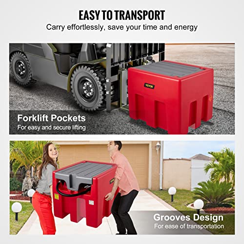 Portable Diesel Tank, 58 Gallon Capacity, 12V Electric Transfer Pump K3972