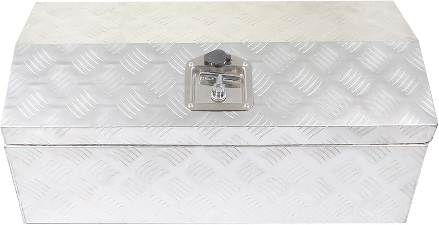 Aluminum Trailer Tool Box for Pickup Truck Bed Storage L86953