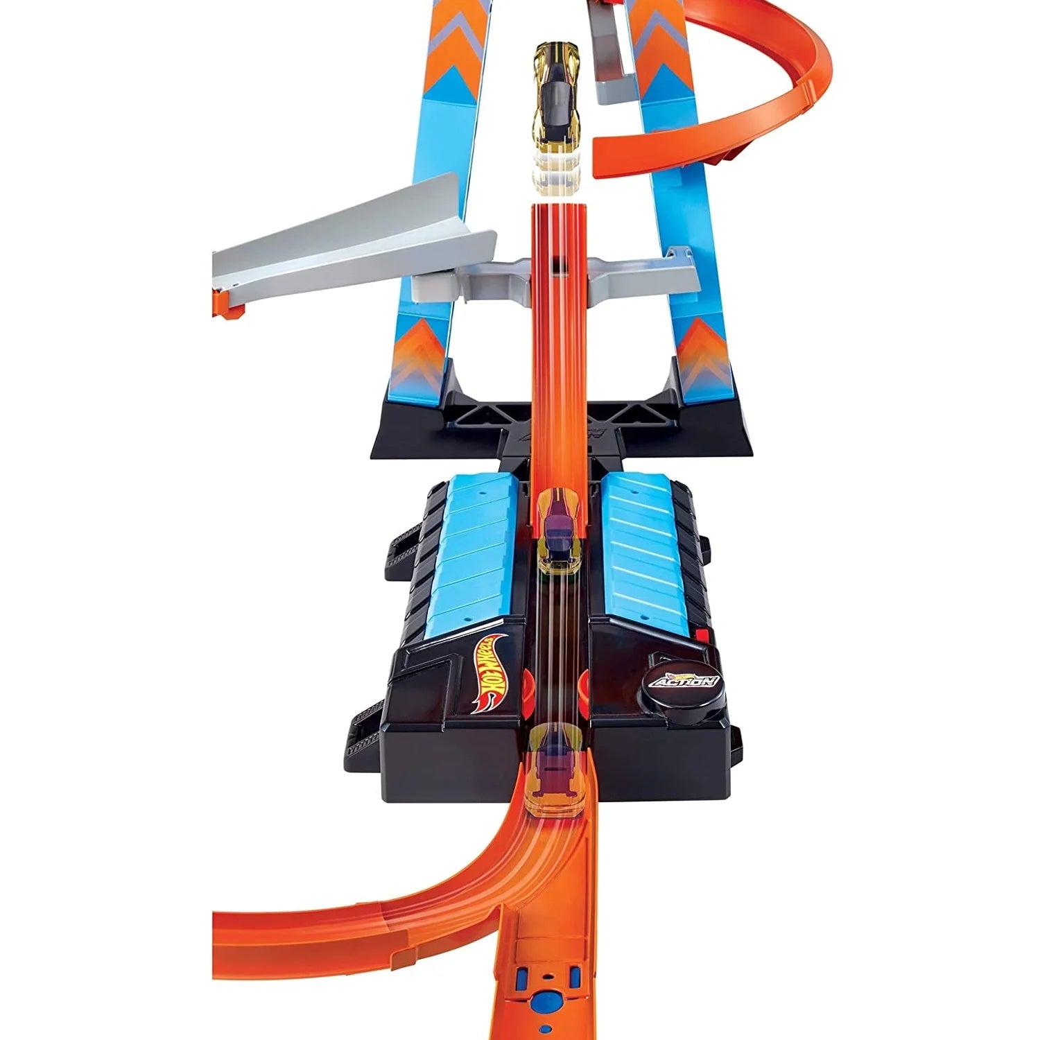 Action Sky Crash Tower Track Motorized Racing Playset Z7160